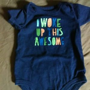 0-3 month onesie